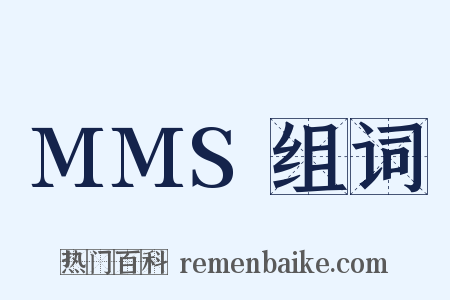 MMS组词是什么意思的图片